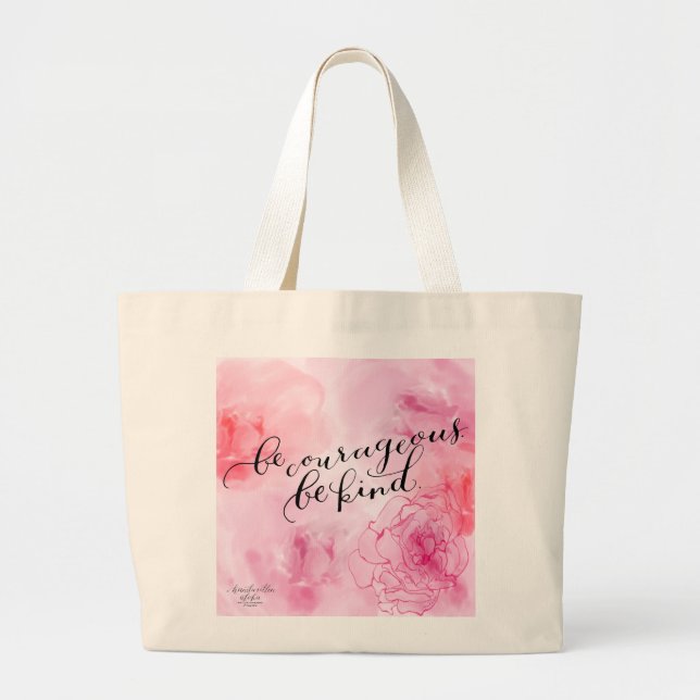 Soyez courageux envers le Sac fourre-tout d'art Ro (Devant)