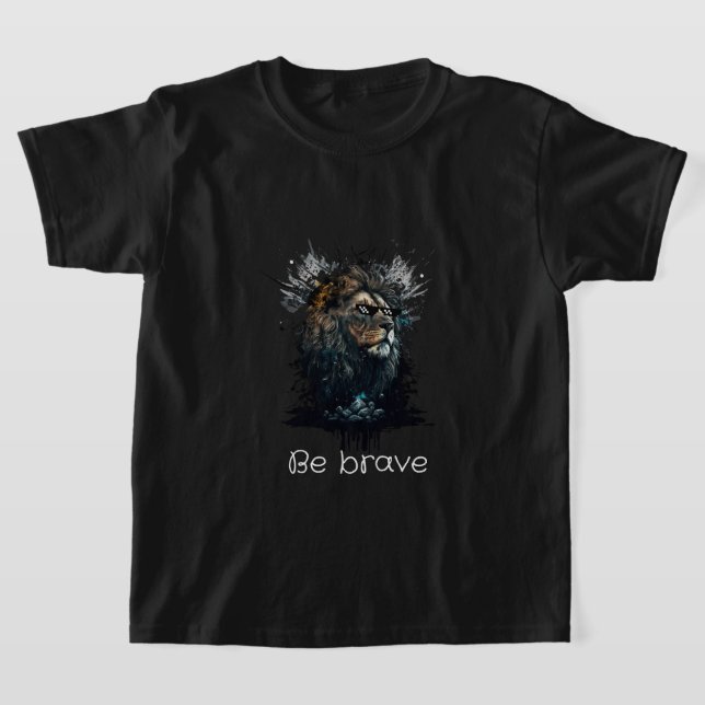 Soyez courageux T-shirt pour enfants (Poser)