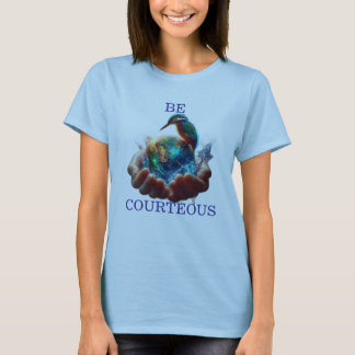 "Soyez courtois" T-shirt graphique Terre & Nature