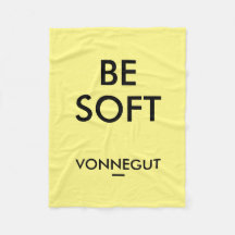 "Soyez" couverture molle d'ouatine de citation de