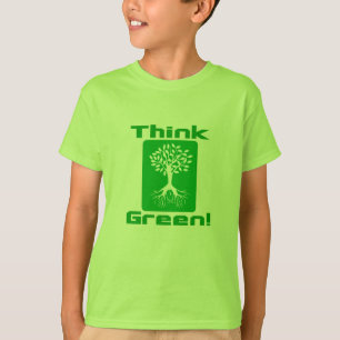 Soyez écologique   Pensez aux T-shirts verts