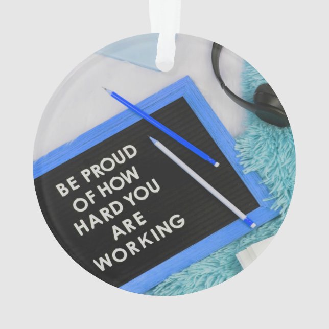 Soyez fiers de travailler dur et motivé (dos)