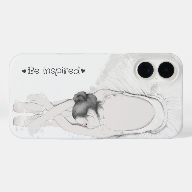 Soyez inspiré ballerine iPhone / coque ipad (Verso (horizontal))