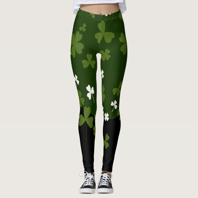 Soyez irlandais pour une journée Leggings (Devant)