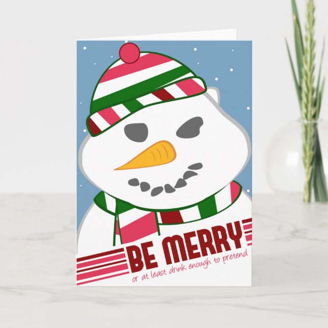 Soyez Joyeuse Carte de Noël (Devant)