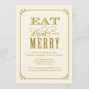 SOYEZ JOYEUSE INVITATION DE FÊTE DE VACANCES DU