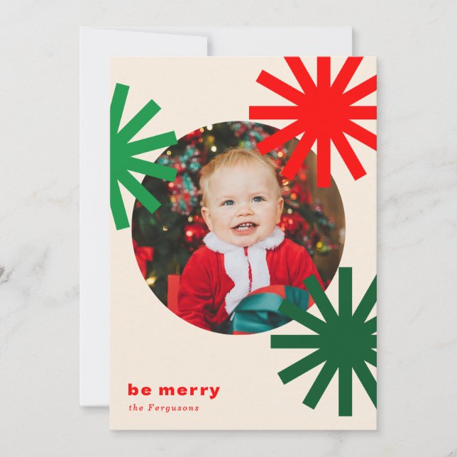Soyez Joyeux Amusants Couleur Pompoms Carte de vac (Devant)