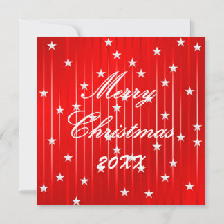 Soyez joyeux et brillante carte de voeux plat