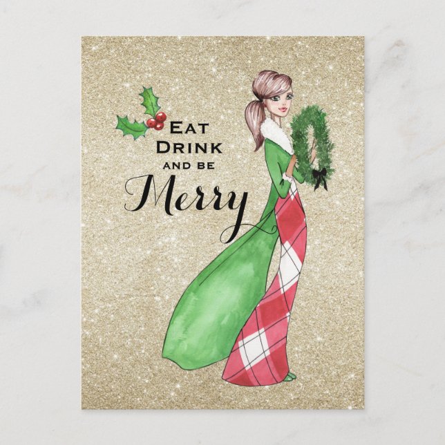 Soyez joyeux Noël Carte de voeux (Devant)