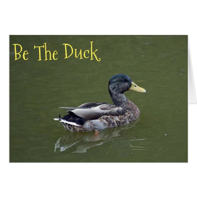 Soyez le canard (Devant horizontal)