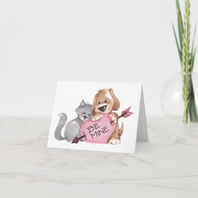 Soyez le mien - Carte Valentine (Devant)