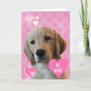 Soyez le mien Golden Love Carte Saint-Valentin