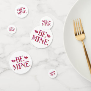 Soyez le mien Valentin Table Confetti