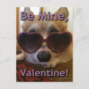 "Soyez le mien, Valentine !" Carte postale de