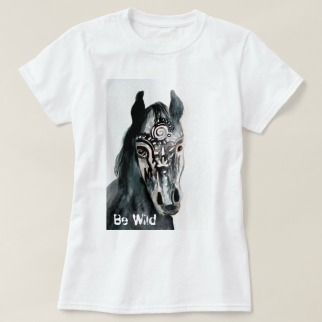 Soyez le T-shirt de base des femmes de peinture de (Design devant)