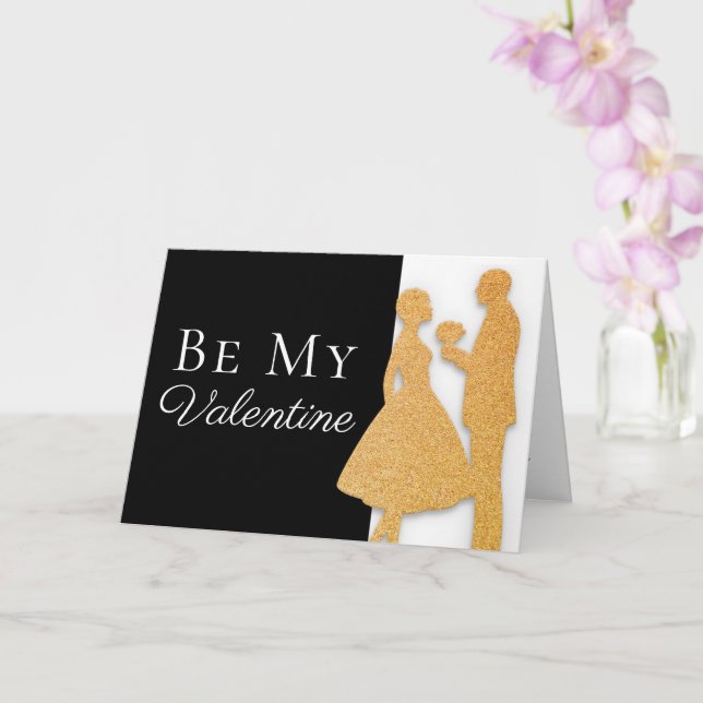 Soyez ma carte de voeux Valentine (Orchidée)
