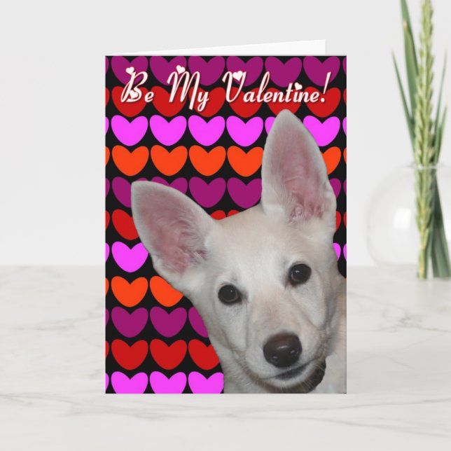 Soyez ma carte de voeux Valentine (Devant)