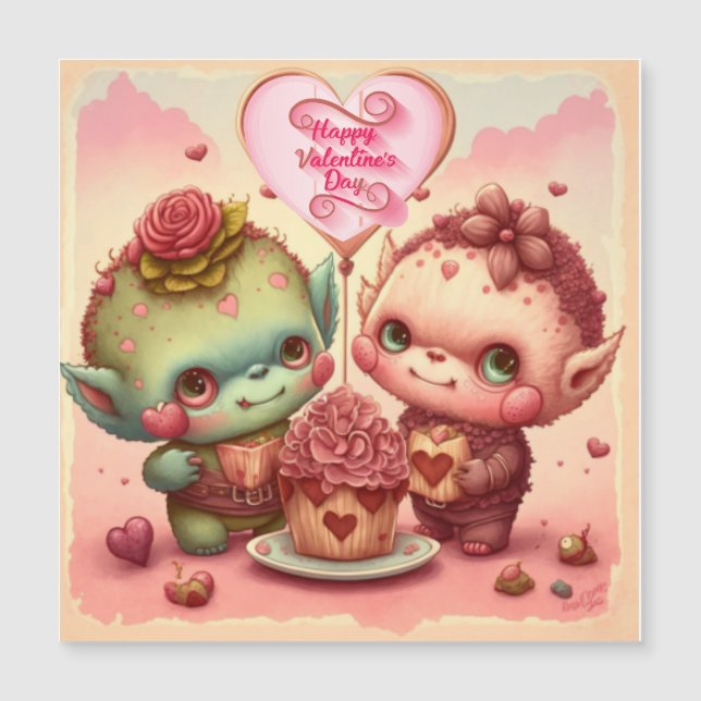 Soyez ma carte magnétique valentine (Devant)