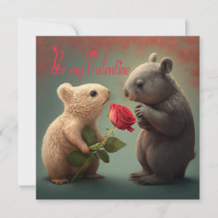 Soyez ma carte Valentine