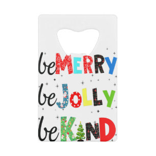 Soyez Merry Be Jolly Be Kind Christmas Tree Family