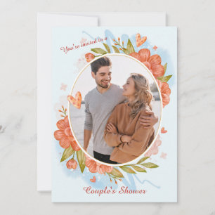 Soyez Mes Couples Douche Photo Invitation