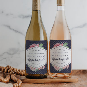 Soyez mes Étiquettes de vin ou de vin mousseux
