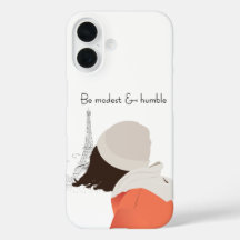 Soyez modeste et humble inspiré iPhone / coque ipa