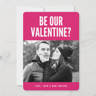 Soyez notre Carte photo de la Saint Valentin moder