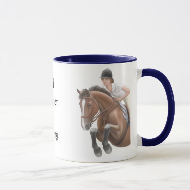 Soyez plutôt tasse de cheval d'équitation (Droite)