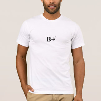 Soyez positif avec le T-shirt des hommes croisés -