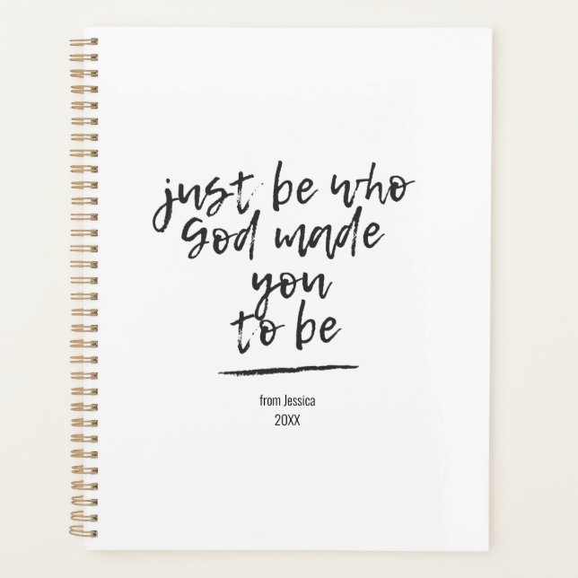 Soyez qui Dieu vous a fait être  (Devant)