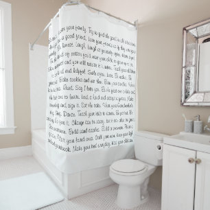 Soyez rideau en douche inspiré aimable
