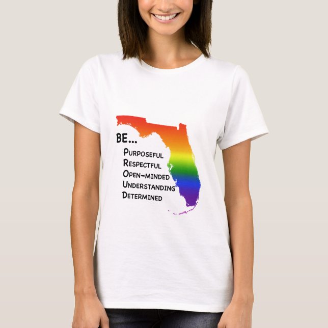 Soyez T-shirt fier (Devant)