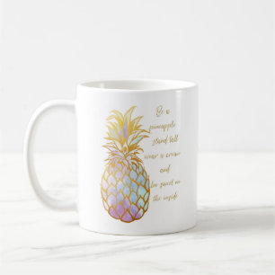 "Soyez tasse de café d'un ananas"