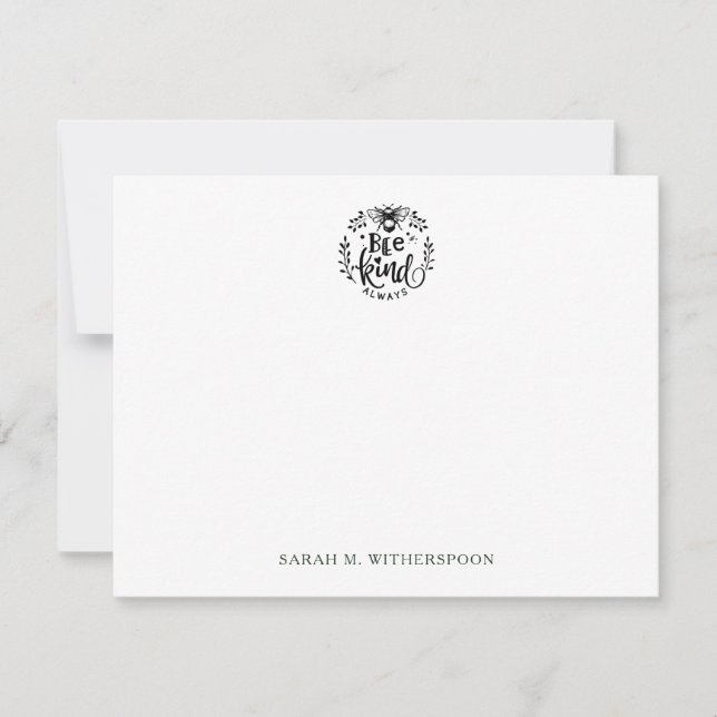 Soyez toujours gentil Carte de note (Devant)