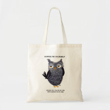SOYEZ TOUJOURS UN SAC FOURRE-TOUT À HIBOU