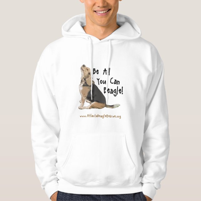 Soyez tous que vous pouvez sweat - shirt à capuche (Devant)