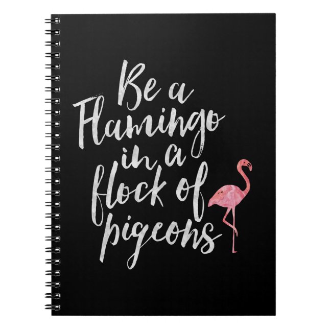 Soyez un Flamant rose - journal inspiré (Devant)