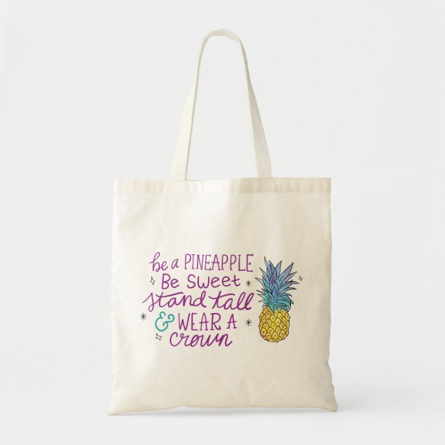 Soyez un Sac fourre-tout d'ananas (Devant)