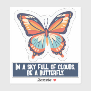 Soyez Un Sticker À Papillon