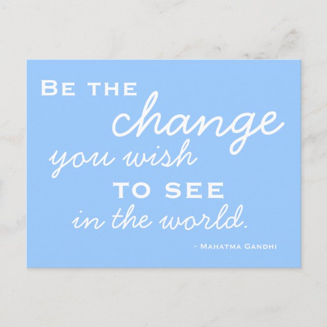 Soyez un succès - Carte postale Motivative (Devant)