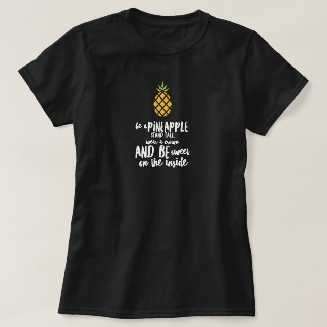 Soyez Un T-shirt Ananas (Design devant)