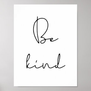 Soyez une affiche minimaliste