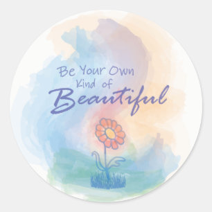 Soyez votre propre espèce de beauté - Sticker