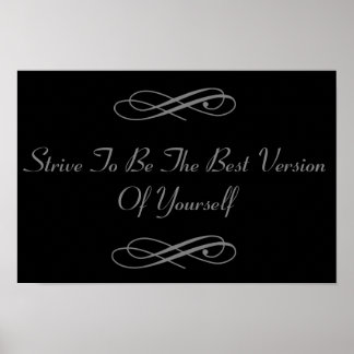 Soyez vous-même poster