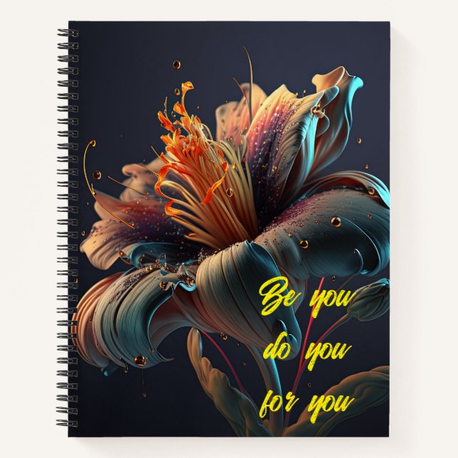 soyez vous pour vous carnet de fleurs (Devant)