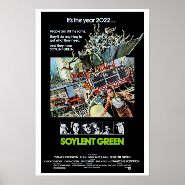 Soylent Green 1973 Poster (Front)