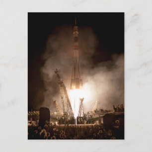 Soyuz Launch Postcard