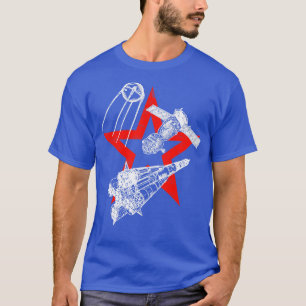 Soyuz rocket Soyuz spacecraft Sputnik satellite T-Shirt