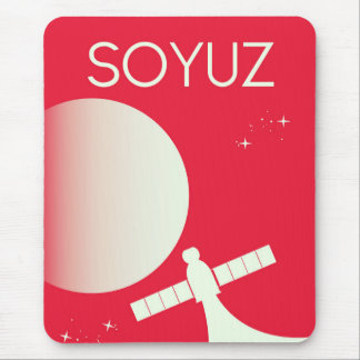 Soyuz Space Art poster Mouse Pad